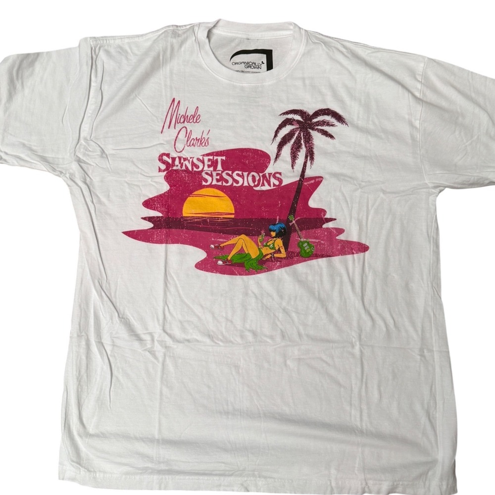 Organically Grown Sunset Sessions 2011 Concert T-Shirt Stevie Nicks Sia KD Lang